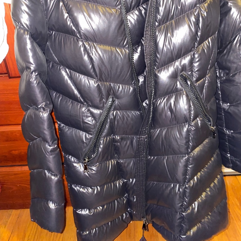 Moncler Flumarus Lacque Fox Fur-Trim Quilted Down Coat